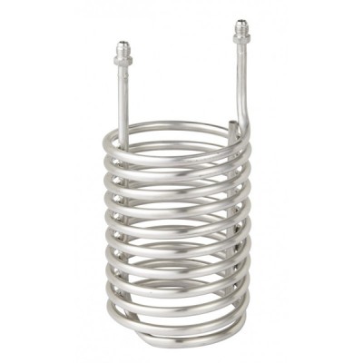 Bho extractor parts coil cooling coil stainless steel condensing coil bho 1/4 with JIC/NPT connector 6'' x 10''