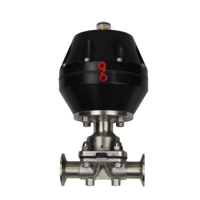 Ss316 Pneumatic Actuated Diaphragm Valves With Ptfe+epdm Membrane