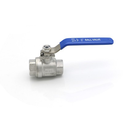 1.5 Inch 1000 Wog 3 Pieces Ball Valve Stainless Steel 316 Cf8m 2 Piece Ball Valve